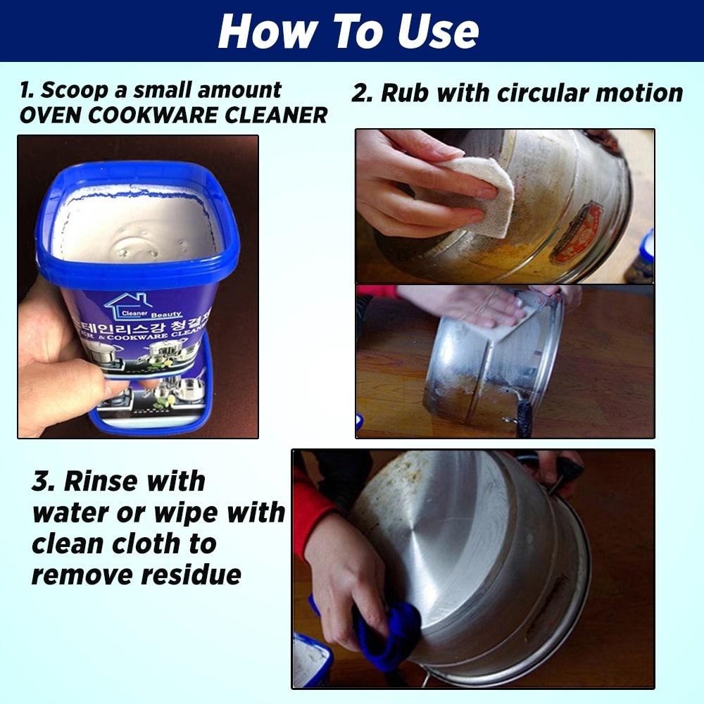 Cookware Cleaning Paste-Oven and cookware pot cleaner